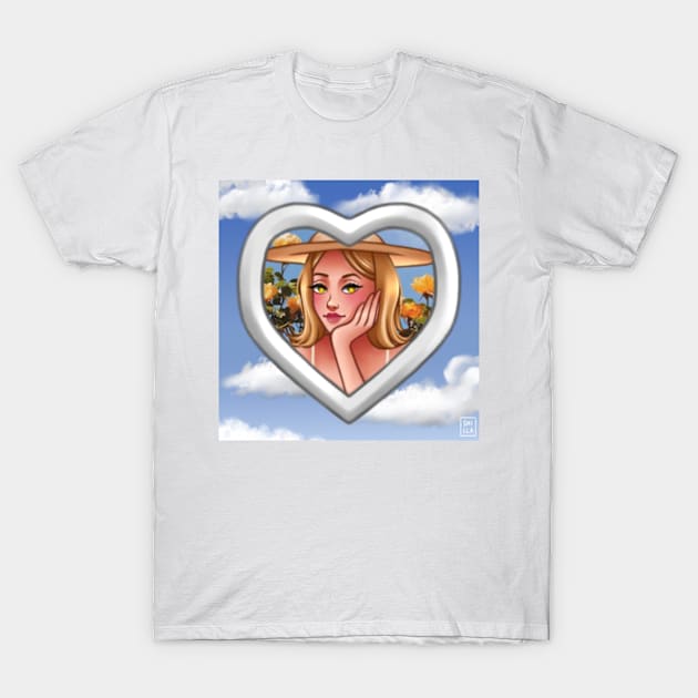 Heart Locket T-Shirt by Smilla